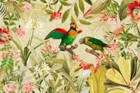 Sunny Day In The Birds Jungle papel pintado