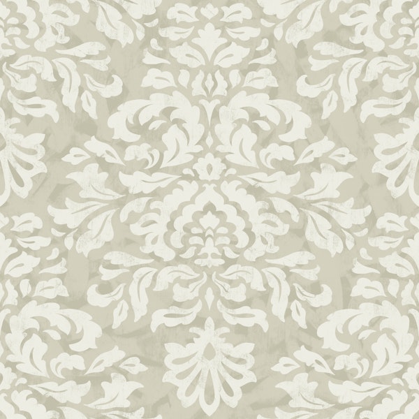 Damask - ecru