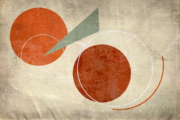 Mid-Century Bauhaus Canvas