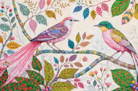 Modern Boho Bird papiers peint