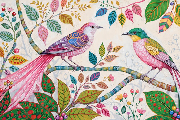 Modern Boho Bird