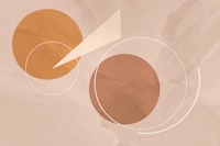 Creme Mid-Century Space wallpaper