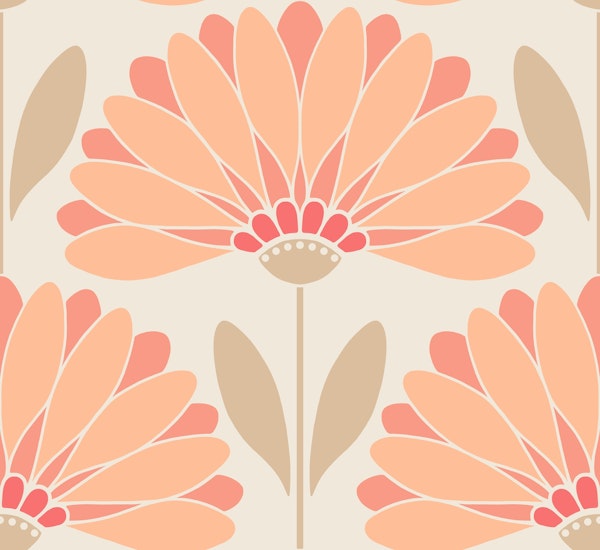 Peach Fuzz Daisies - Large