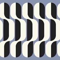 Vintage Abstract Space Age Geo Pattern papiers peint