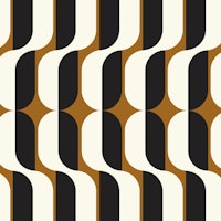 Vintage Abstract Wave Geometry tapete