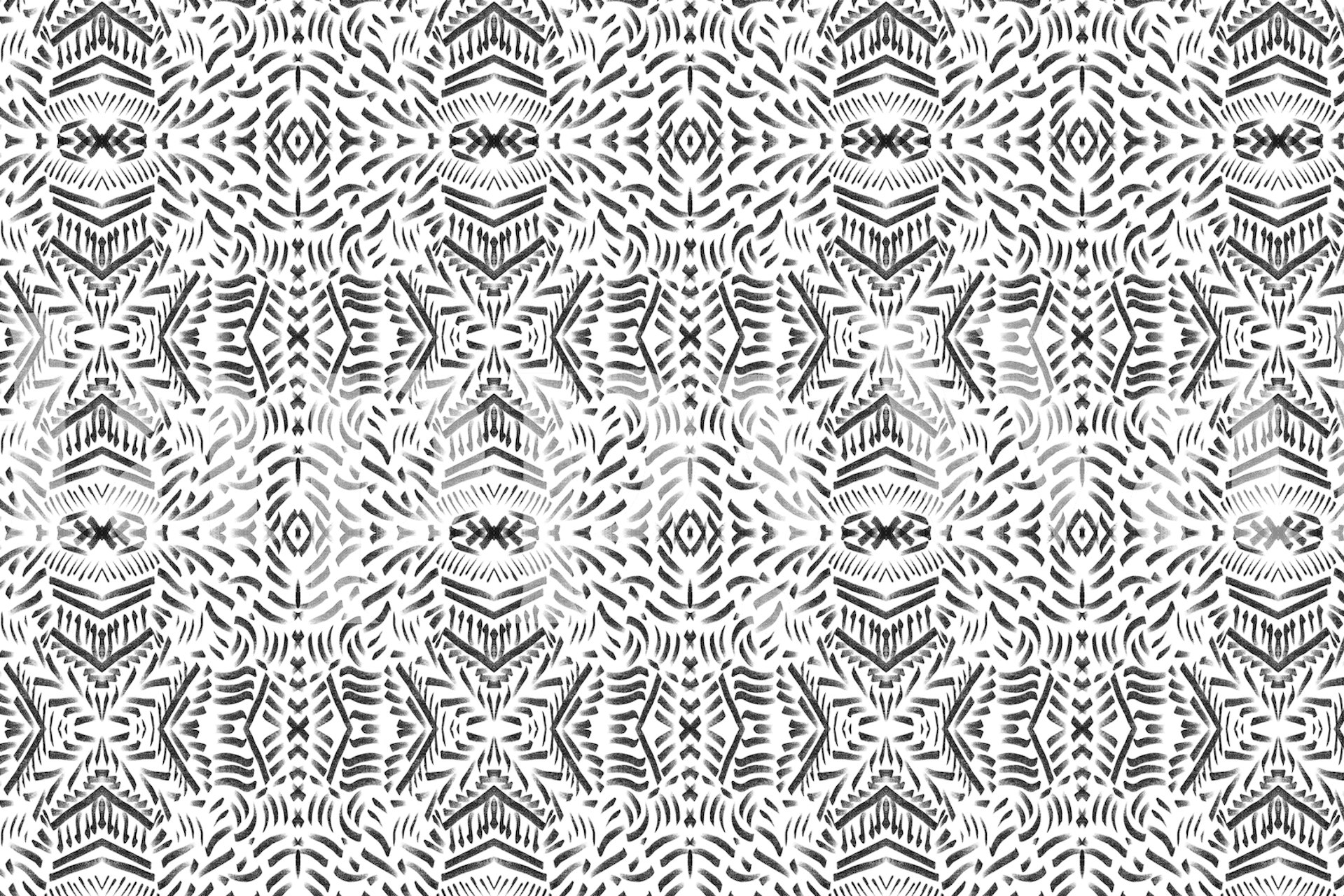 Fototapeta ścienna z geometrycznym wzorem mozaiki w stylu boho