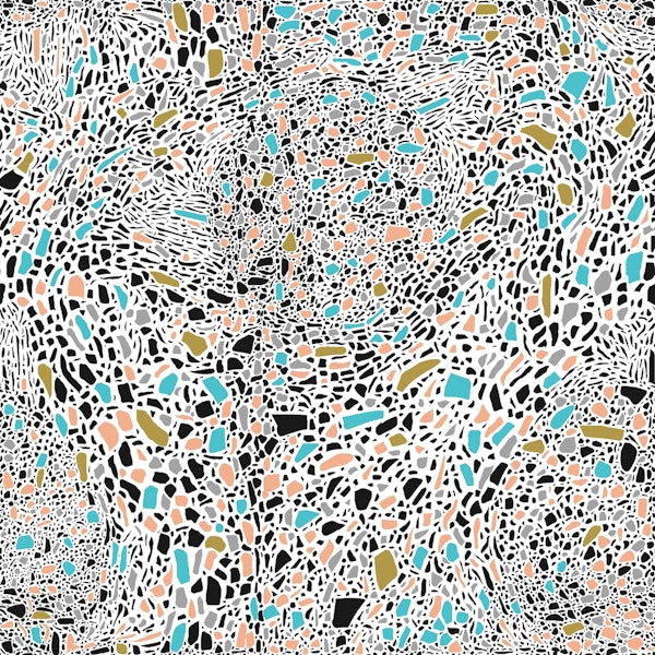 Abstract forms of terrazzo A