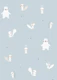 Forest animals blue