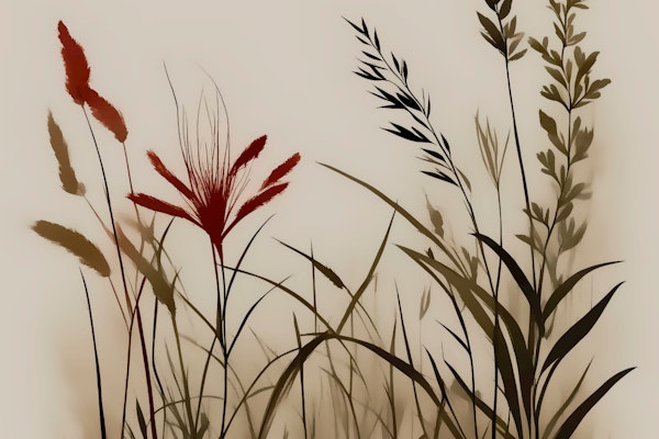 Scandinavian Japandi Flowers