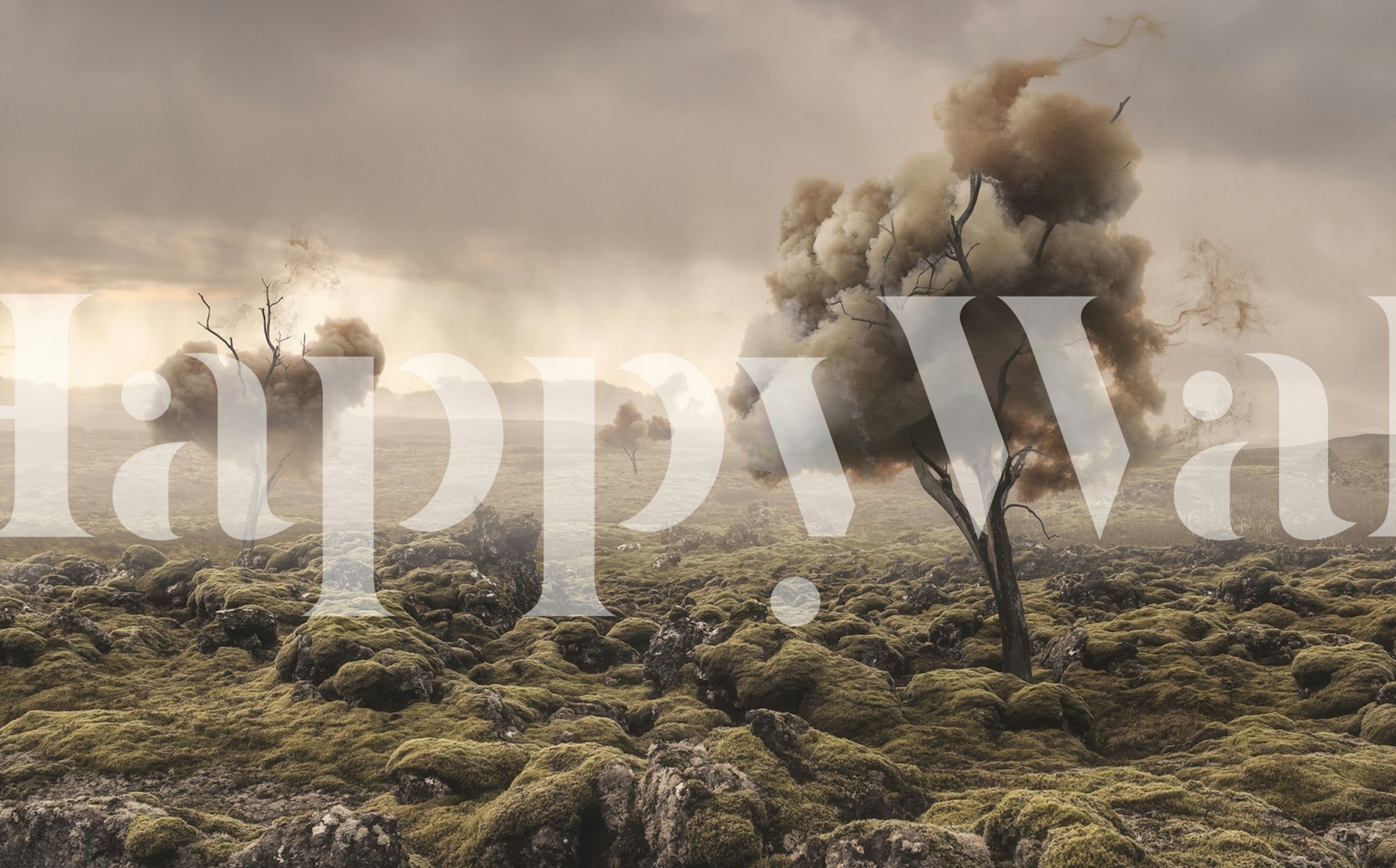 Tapeta Desolation v nastavení pokoje