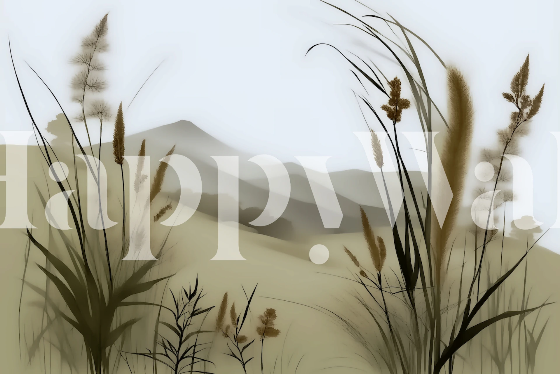 Wild Flower Hills tapet i et rom