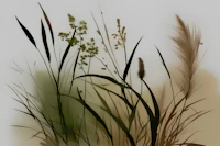 Moody Japandi Botanical papiers peint