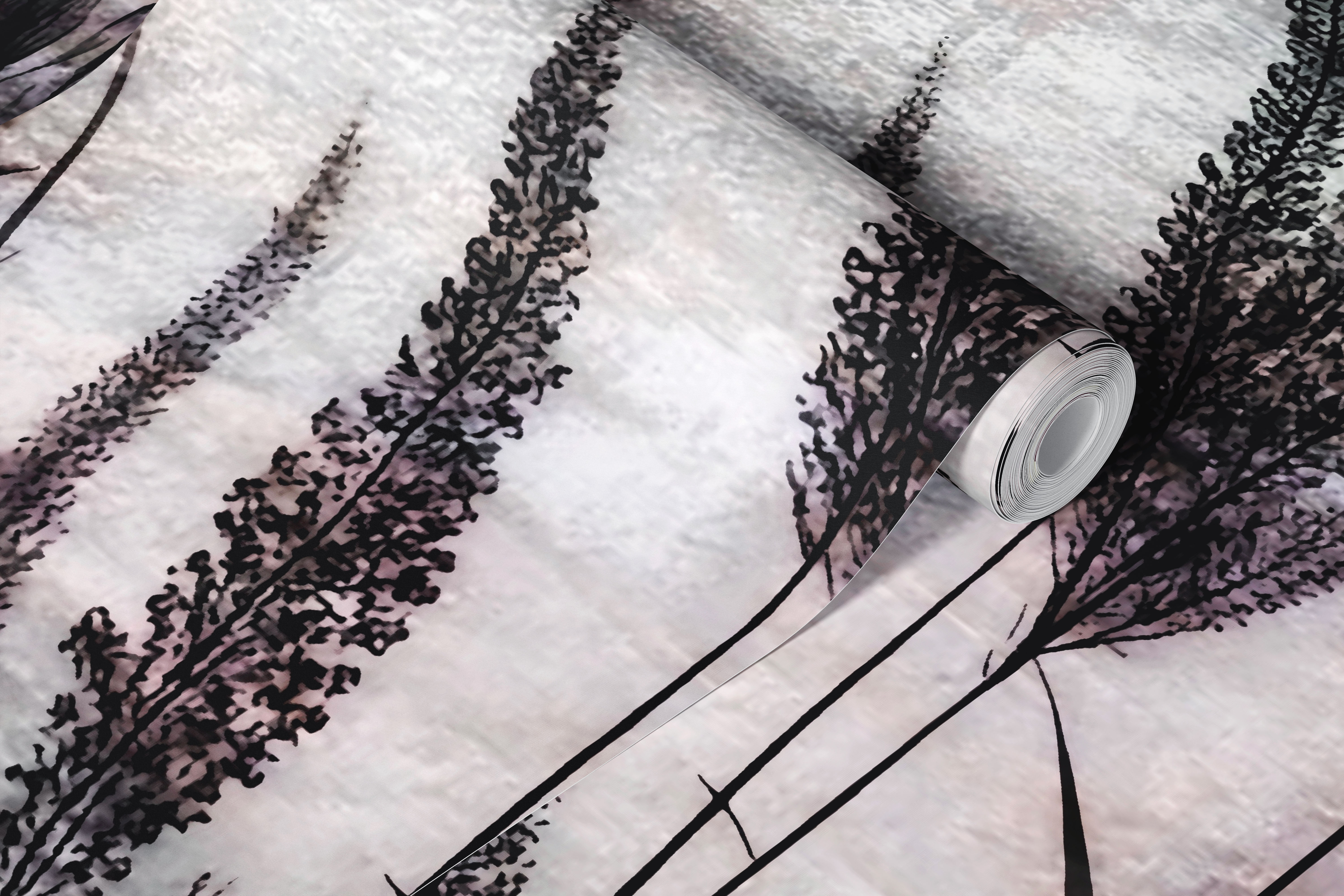 Tapeta Wild Flowers Luxury w pokoju