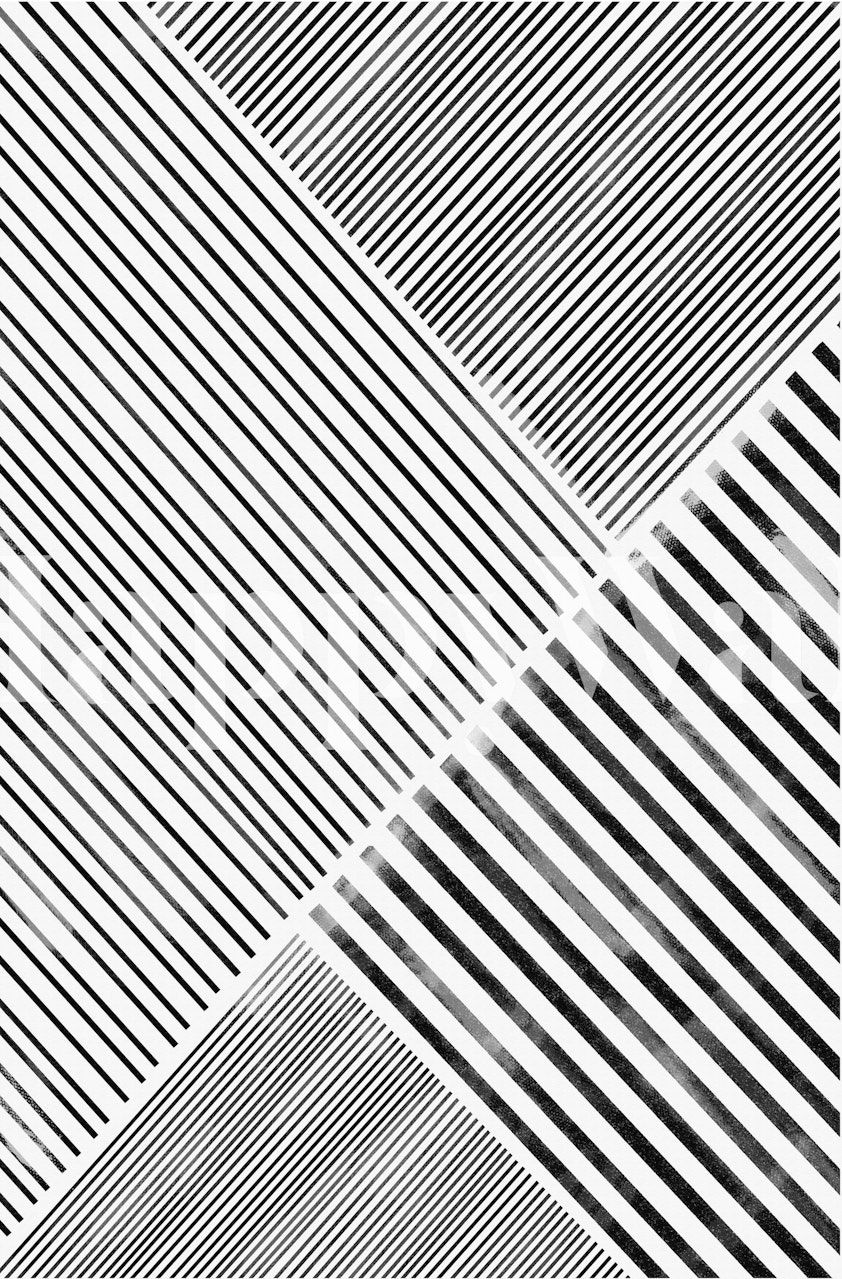 Black and white striped pattern wallpaper