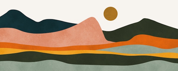 Undulating landscape VI
