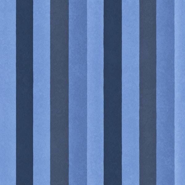 Whimsy Velvet Stripes Vertical Denim Blue