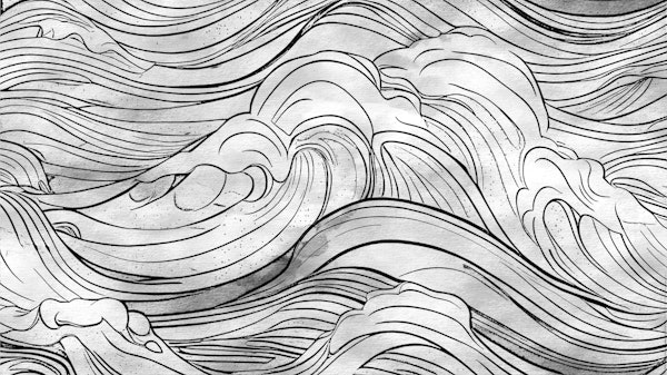 Clouds Line Art