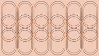 Peach Art Deco tapety