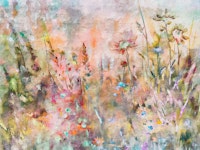 Watercolor Wildflowers carta da parati