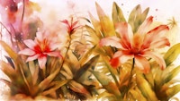 Watercolor Tropics ταπετσαρία