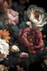 Moody Baroque Flower Art