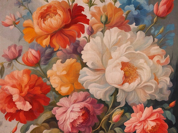 Moody Baroque Flower Bouquet