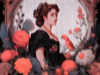 Madame Neon Baroque ταπετσαρία