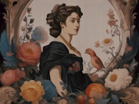 Madame Baroque Canvas Art ταπετσαρία