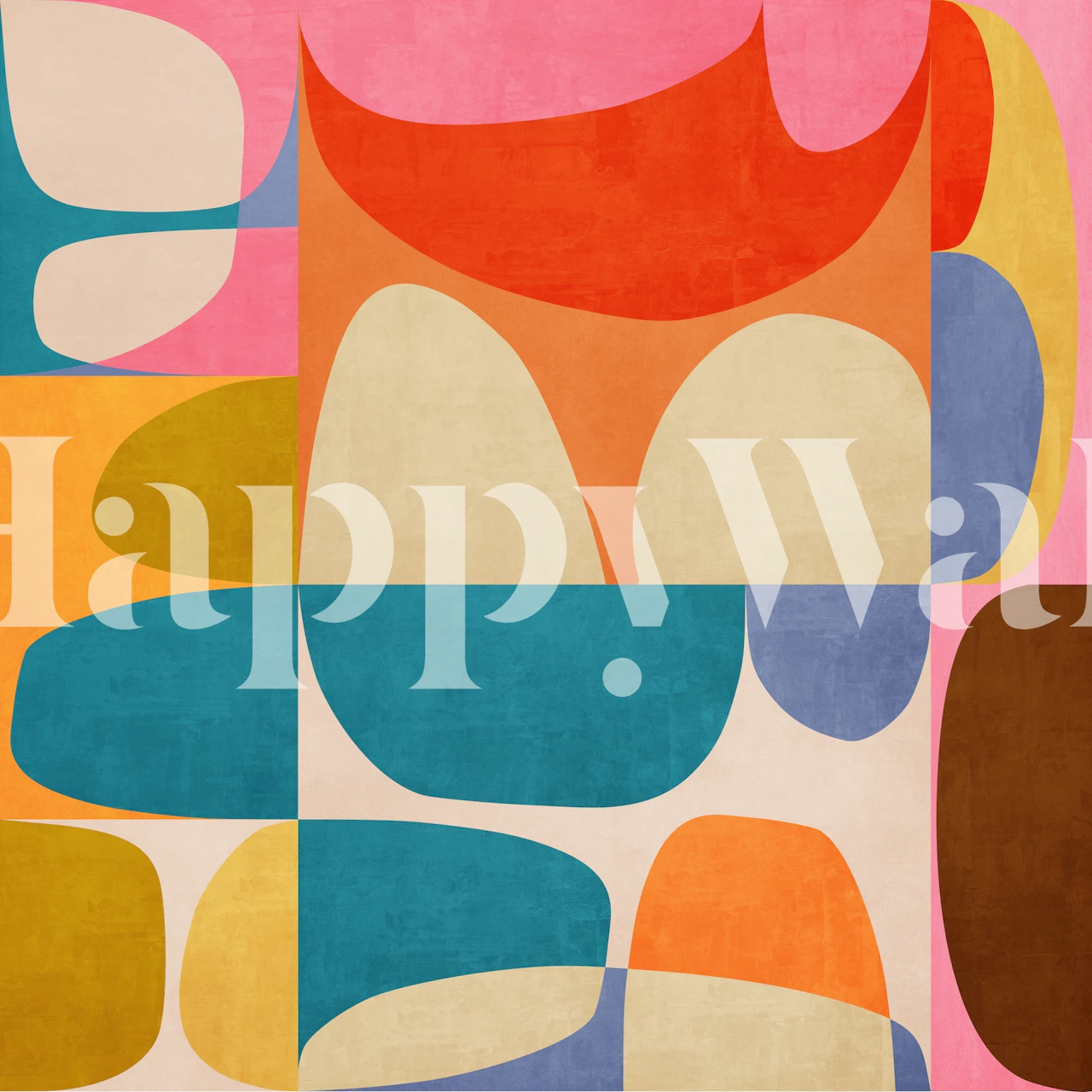 tapeta Joy of Colors 7 v moderní místnosti