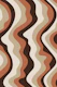 GOOD VIBRATIONS Mod Wavy Stripes Brown Beige