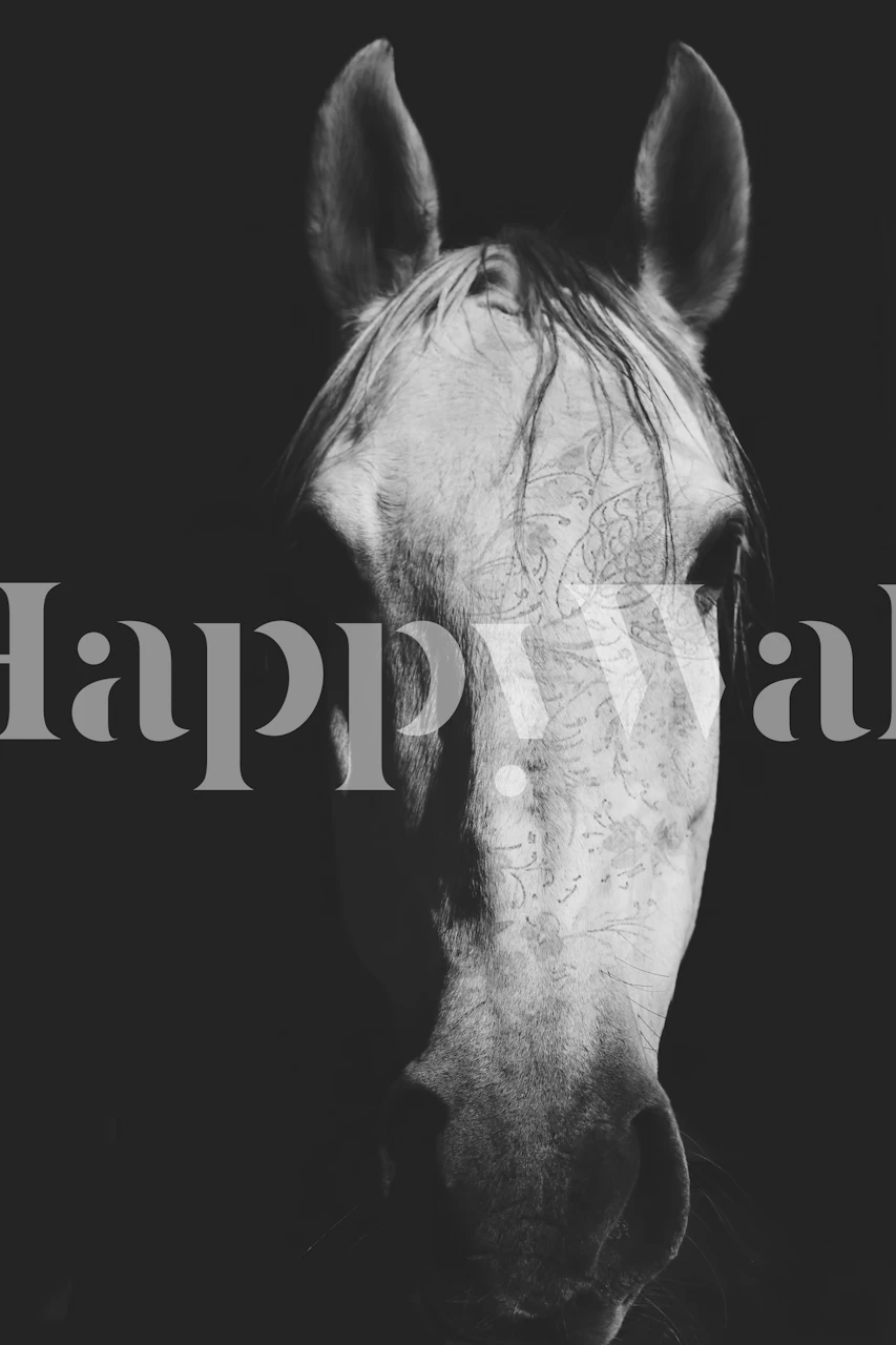 Tapeta Horse Moody Tattoo v pokoji