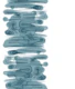 Moon path in teal blue