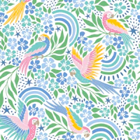 Parrot Fantasy tapet