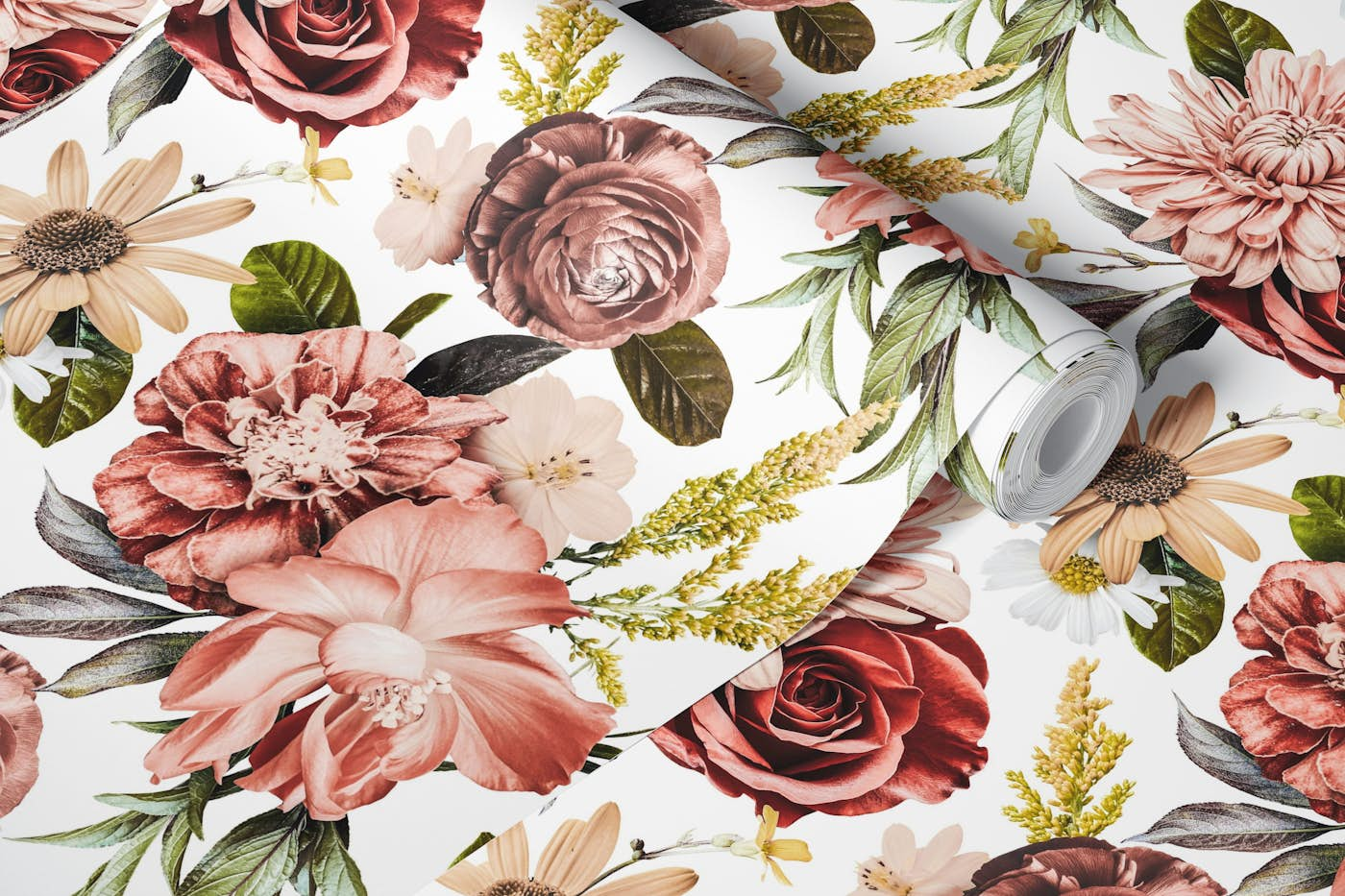 Whistlewood Marigold Melody wallpaper roll