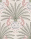 Sago Palm and Monkey - dusty pink