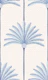 Palm Stripes - blue - large scale