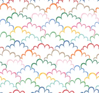 Colourful Clouds tapet