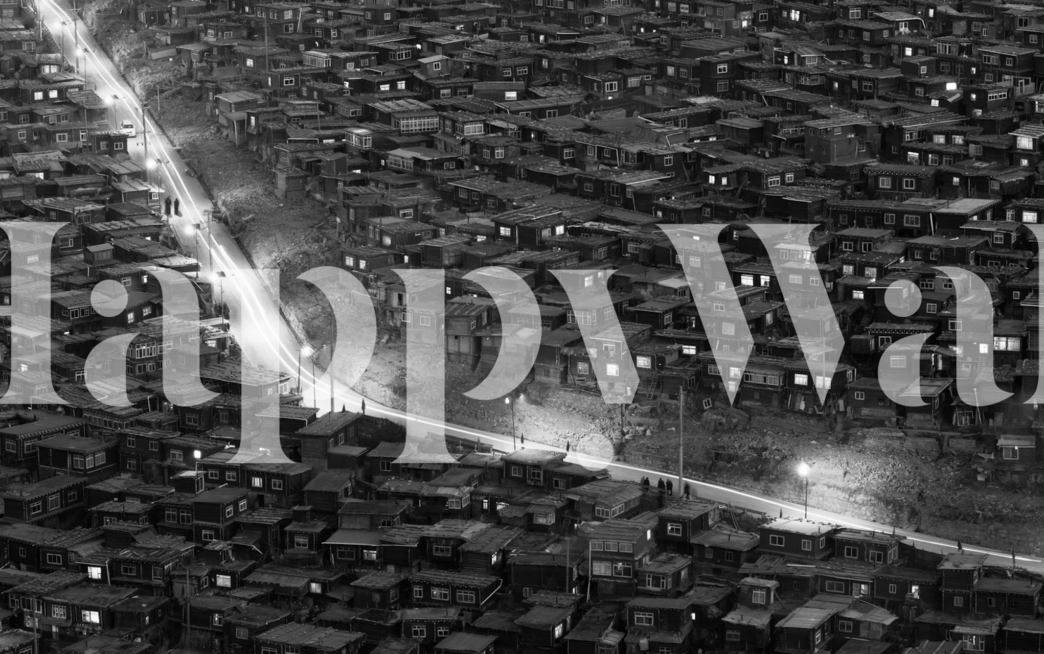 Night Walk wallpaper design in a room