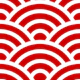 Seigaiha wave motif 9