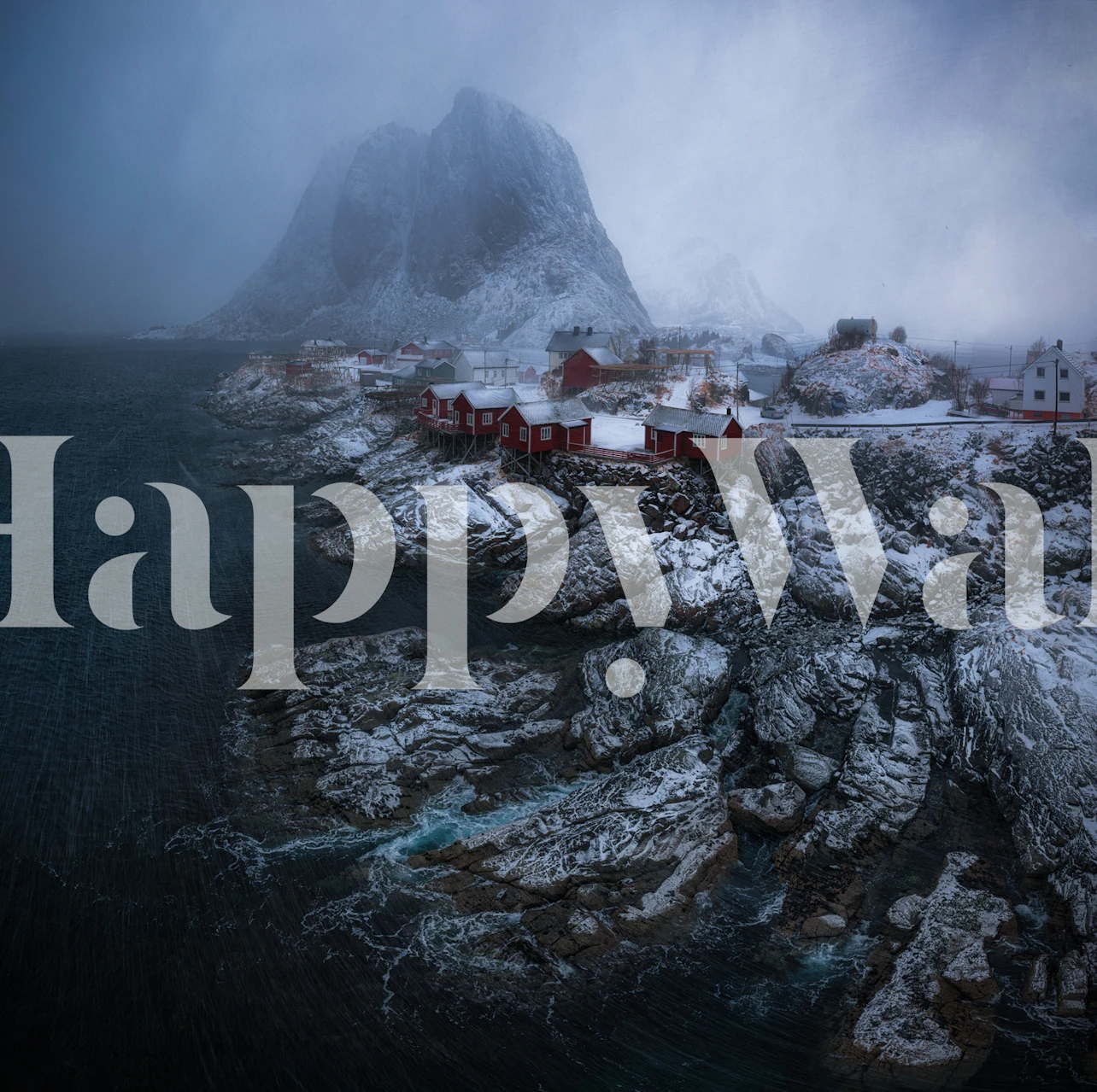 Papier peint The Perfect Storm affiché dans une pièce