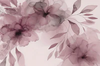 Inky Flowers tapetas