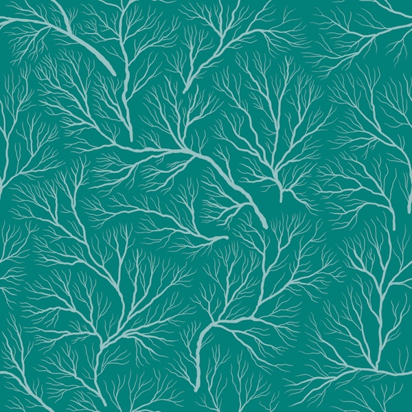 Frozen Branches 5 teal