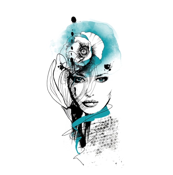 Silent Beauty Female Portrait