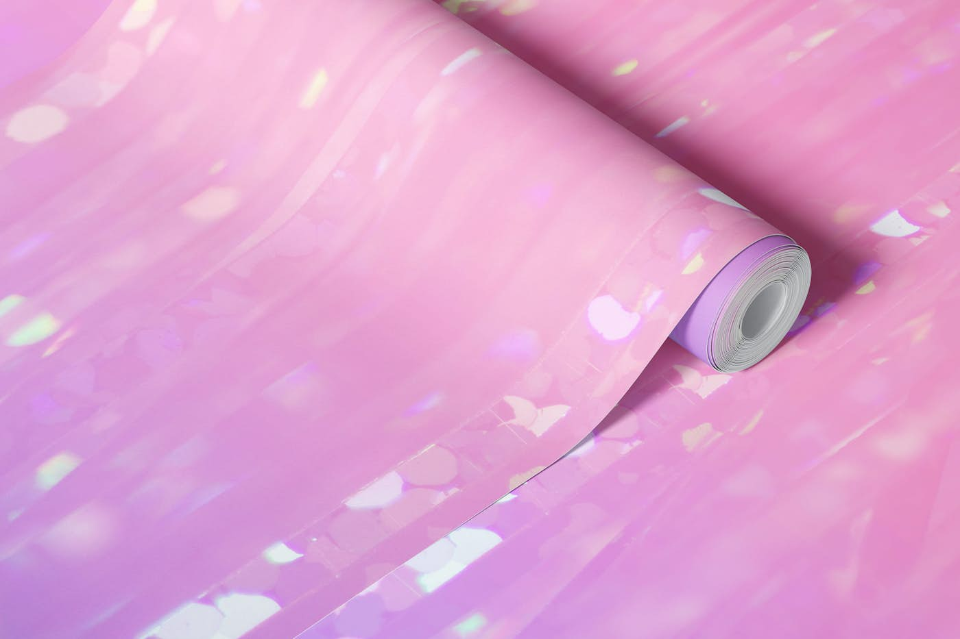 Holographic Unicorn Tinsel Glam 1 wallpaper roll