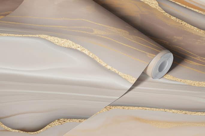 Luxury Marble Chic Decor Trend Ivory Beigewallpaper roll