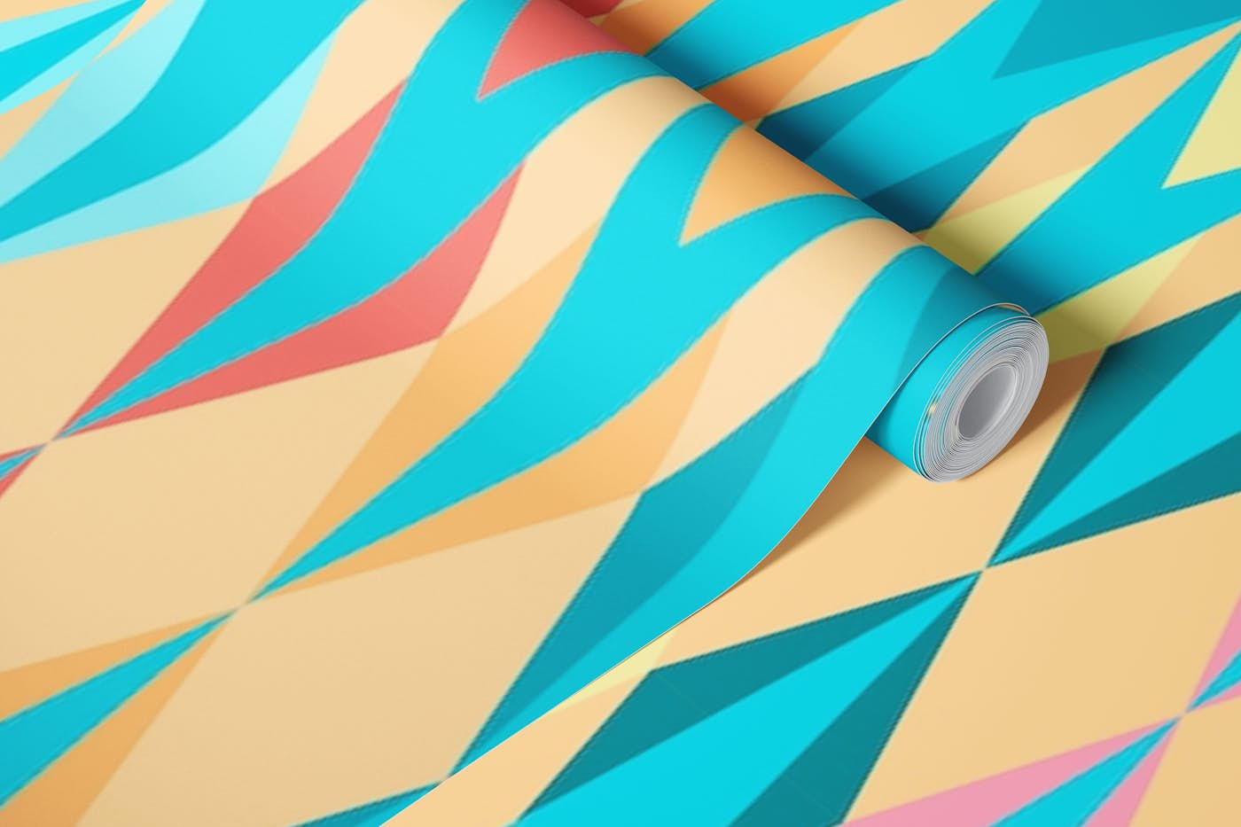 Harlequin Pattern wallpaper roll