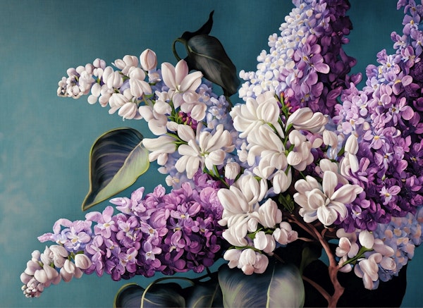 spring floral lilac