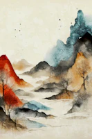 Japanese Fall Forest wallpaper