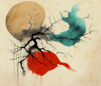 Wabi Sabi Forest Spirit tapet