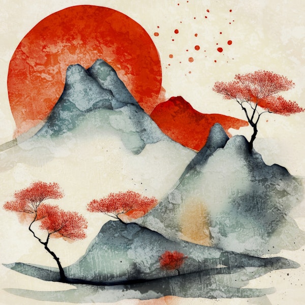 Wabi Sabi Forest Surrealism